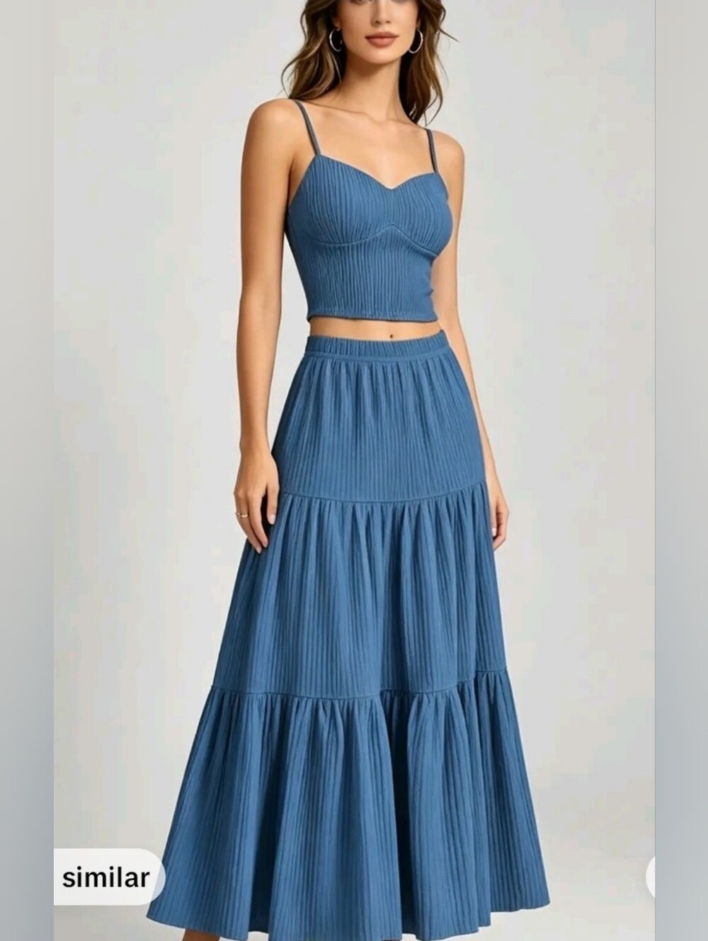 Petite Two Piece Skirt Set